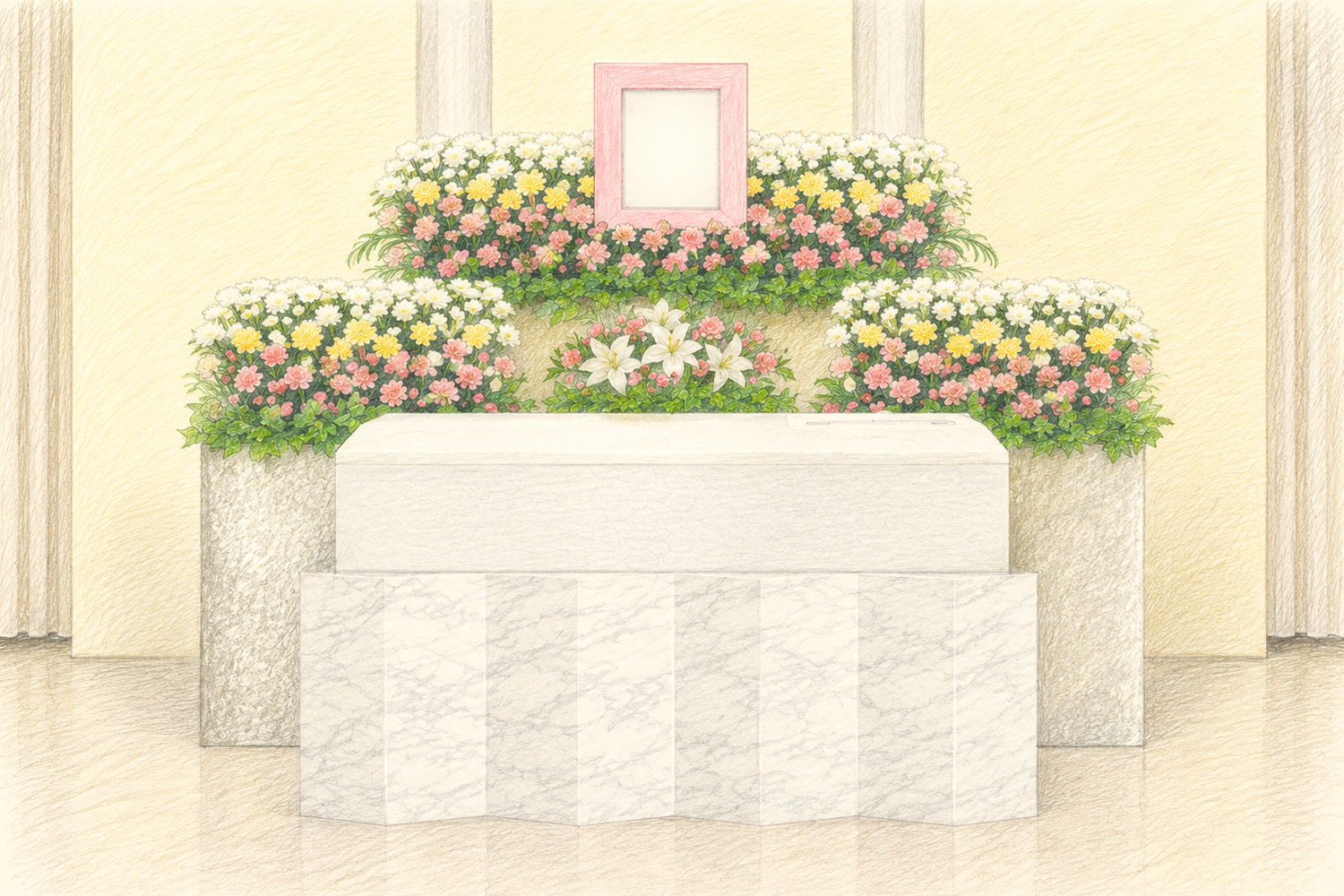生花祭壇  花束　～はなたば～
