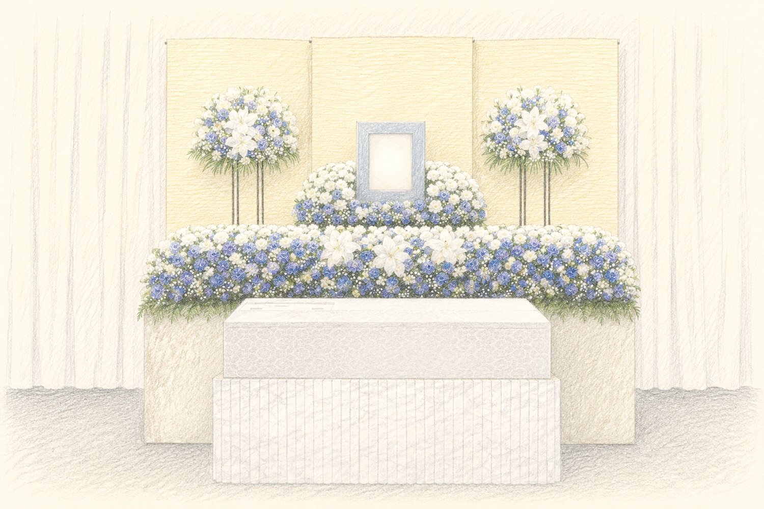 生花祭壇 慈しみ ～いつくしみ～