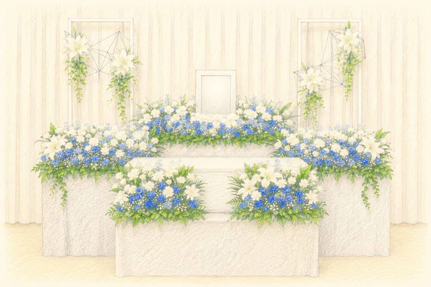 生花祭壇　希望　～きぼう～